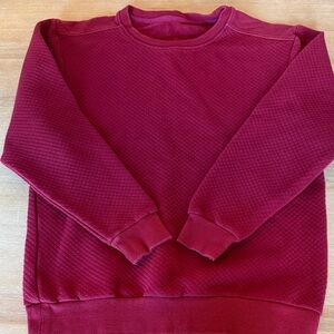 Born Primitive Burgundy Quilted Sweatshirt